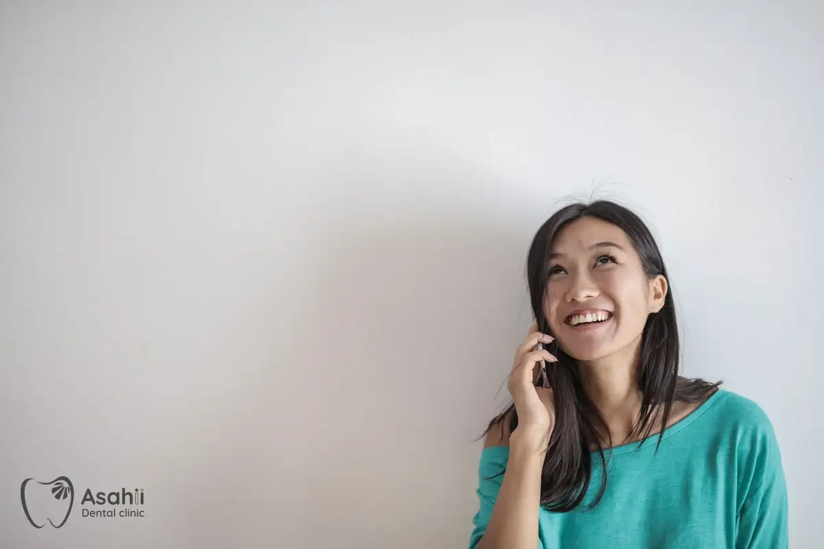 Booking a regular scale and clean by phone: most adults need one about every six months
